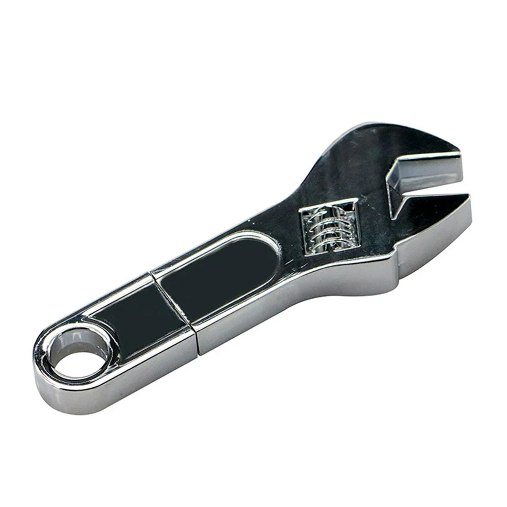 Флешка Металлический Гаечный Ключ Wrench R336 Screw серебряный 128 Гб - фото 6
