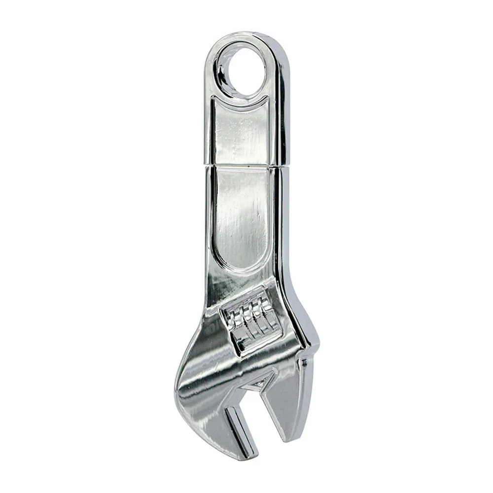 Флешка Металлический Гаечный Ключ Wrench R336 Screw серебряный 1 Гб - фото 4