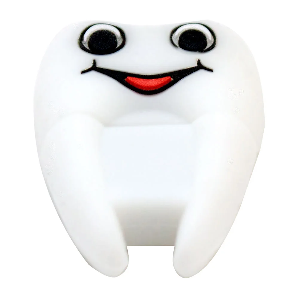 Флешка Резиновая Зуб Tooth Q348 белый 2 Гб - фото 7