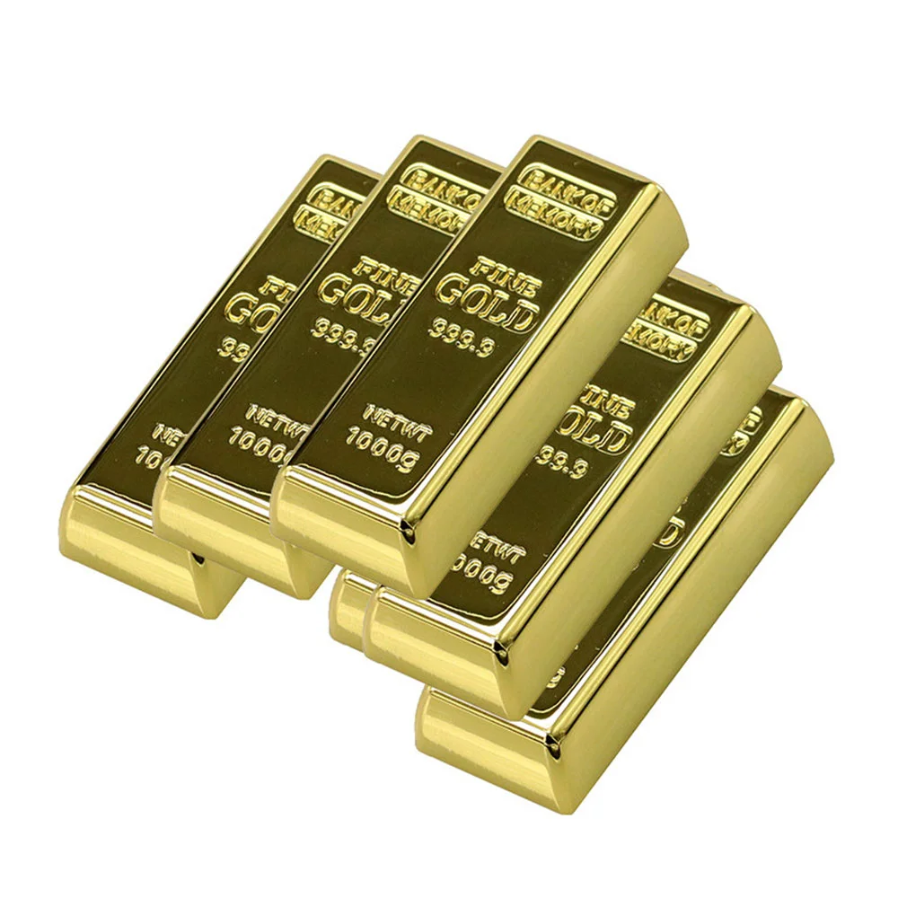 Флешка Металлическая Золотой слиток Gold Bar R352 золотой 256 Гб - фото 9