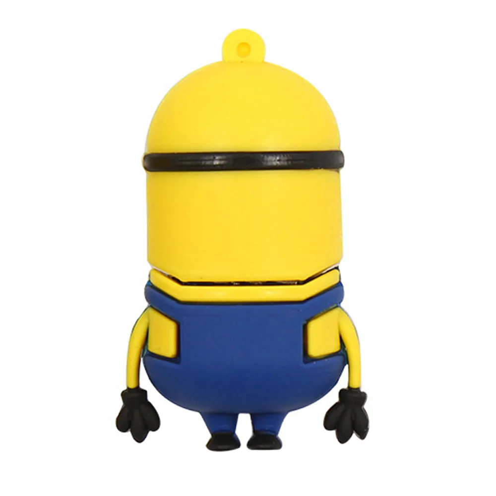 Флешка Резиновая Миньон Дейв Minion Dave Q355 желтый-синий 8 Гб - фото 2