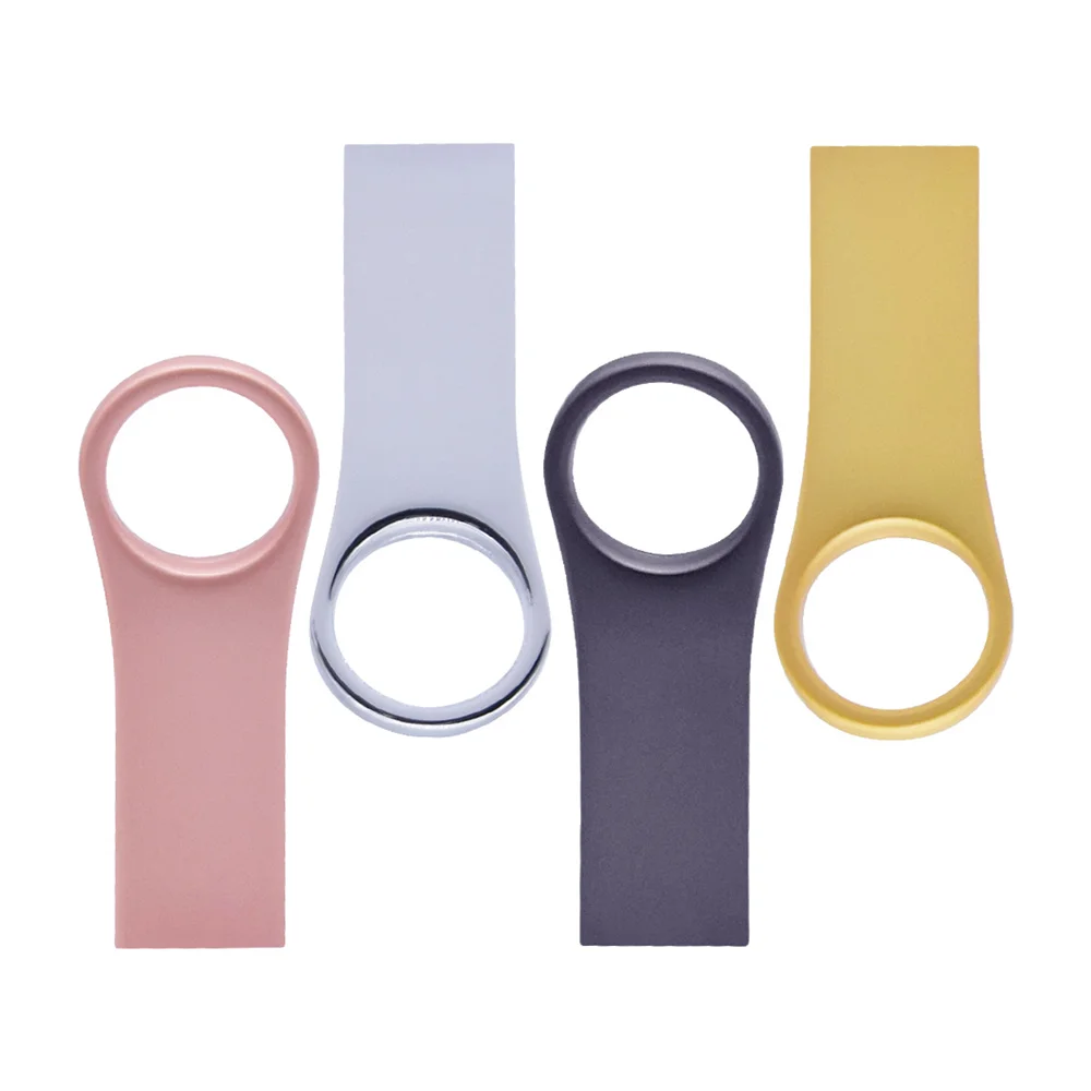 Флешка Металлическая Рико Rico R409 серебристый глянец 1 ТБ - фото 3