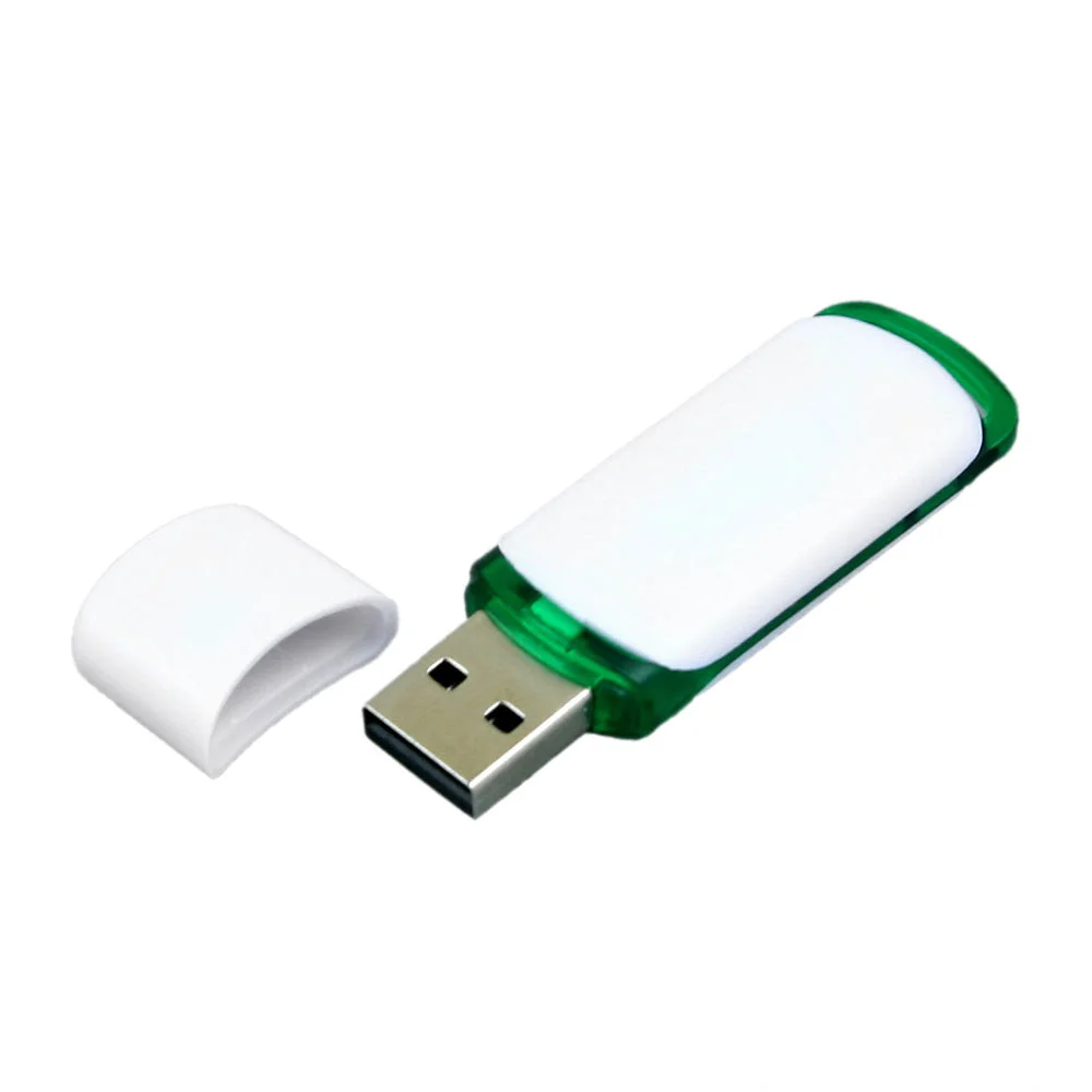 Флешка Пластиковая Астер \Aster\ S412 зеленый 1 Гб - фото 2