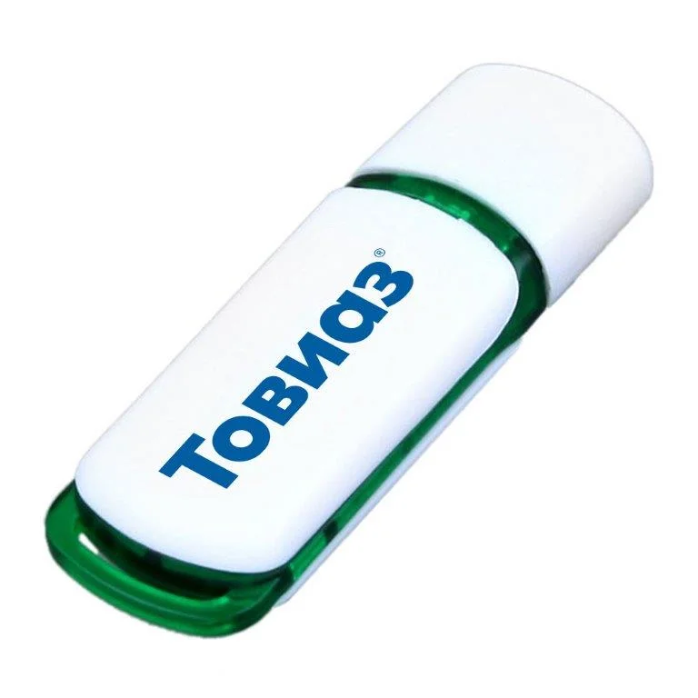 Флешка Пластиковая Астер \Aster\ S412 зеленый 2 Гб - фото 4