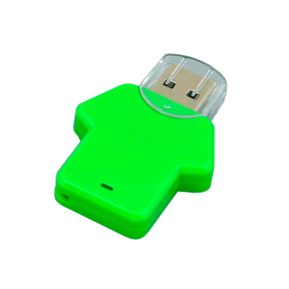 Флешка Пластиковая Вертебра Vertebra S414 зеленый 256 Гб - фото 1
