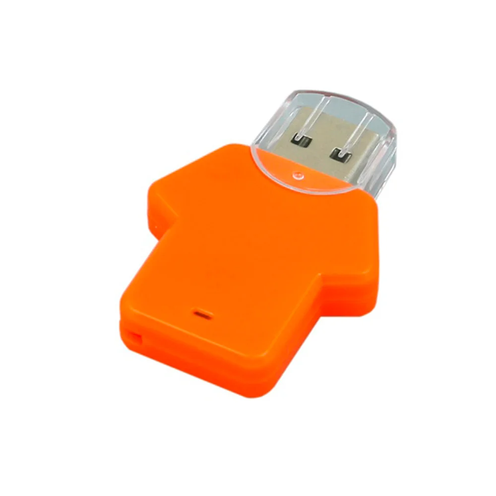Флешка Пластиковая Вертебра Vertebra S414 оранжевый 1 Гб - фото 1