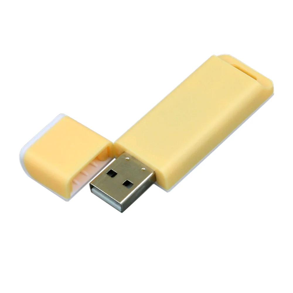 Флешка Пластиковая Керас Keras S420 желтый 32 Гб - фото 4
