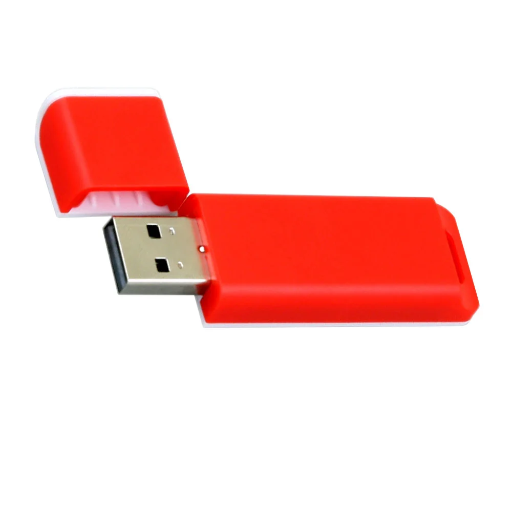 Флешка Пластиковая Керас Keras S420 красный 1 Гб - фото 5