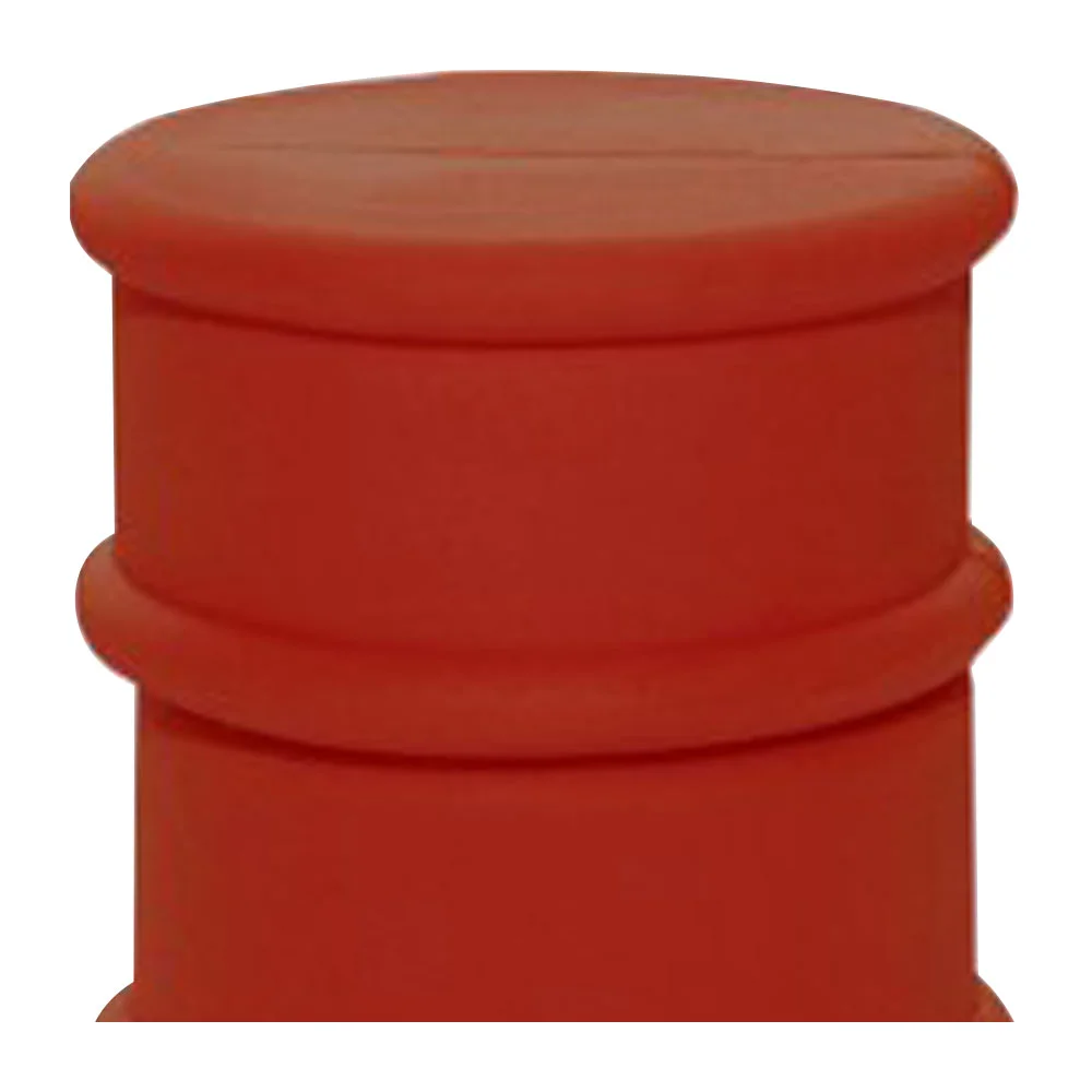 Флешка Резиновая Бочка Barrel Q428 бордовый 128 Гб - фото 4