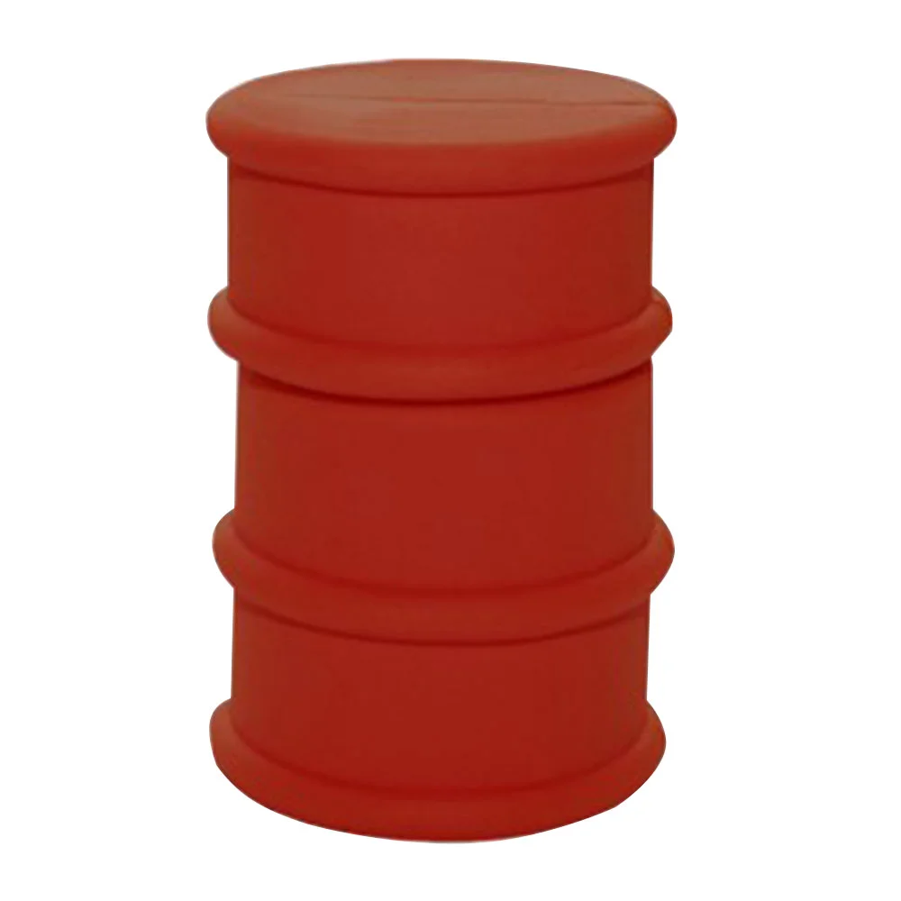 Флешка Резиновая Бочка Barrel Q428 бордовый 2 Гб - фото 1