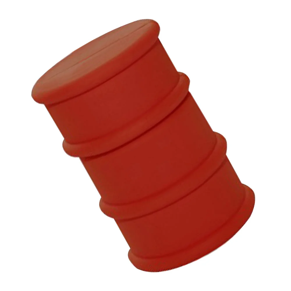Флешка Резиновая Бочка Barrel Q428 бордовый 256 Гб - фото 3