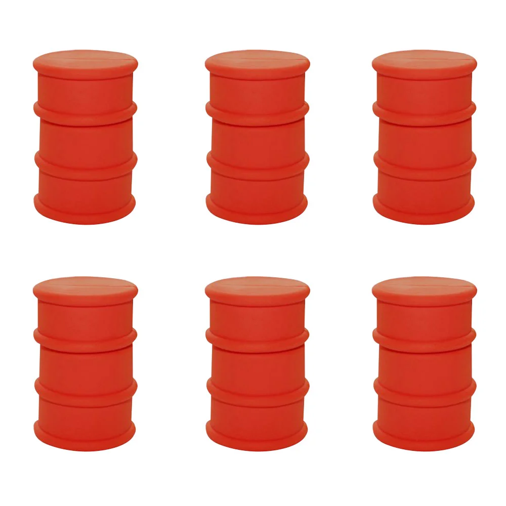 Флешка Резиновая Бочка Barrel Q428 красный 16 Гб - фото 9