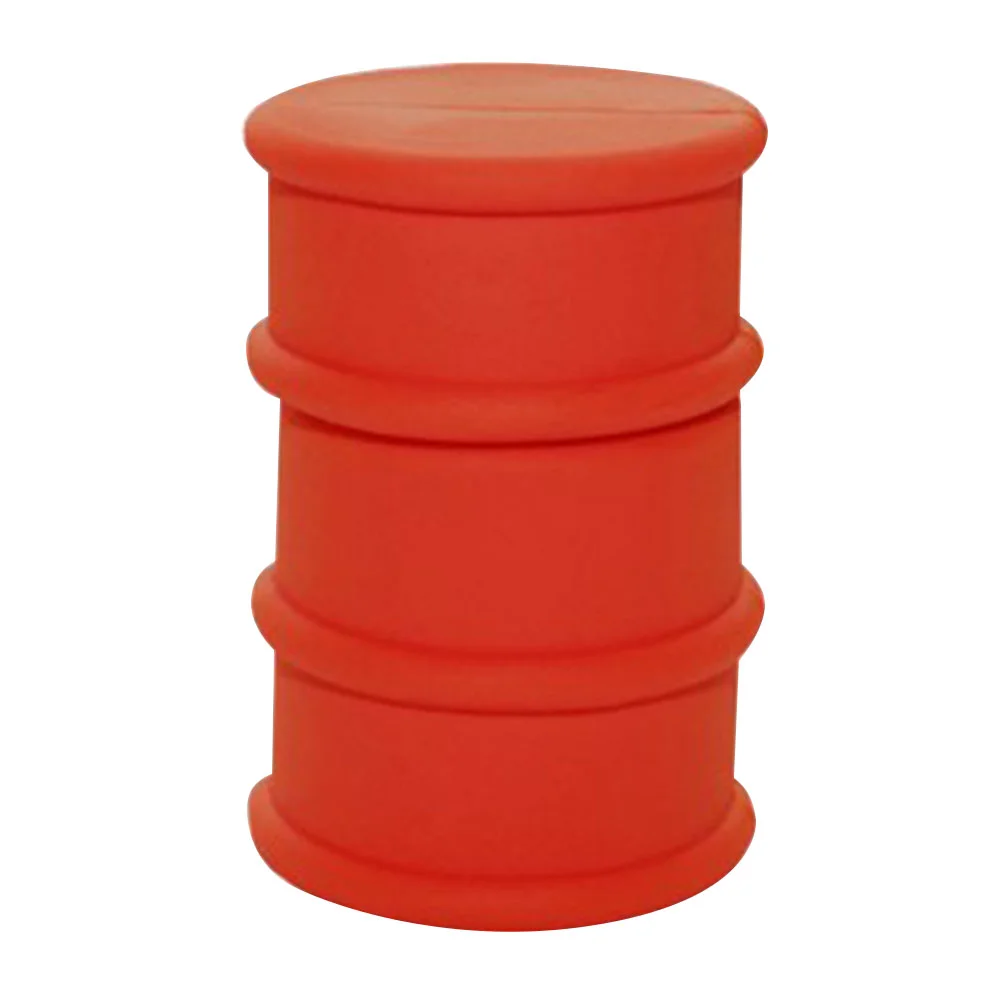 Флешка Резиновая Бочка Barrel Q428 красный 2 Гб - фото 1