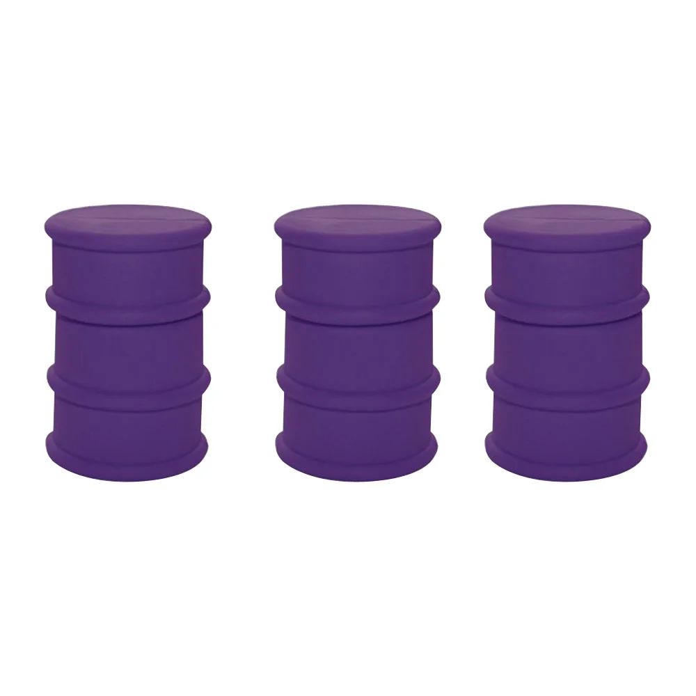 Флешка Резиновая Бочка Barrel Q428 фиолетовый 128 Гб - фото 6
