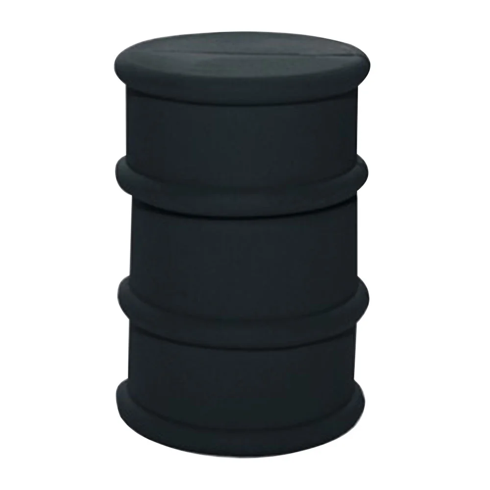 Флешка Резиновая Бочка Barrel Q428 черный 2 Гб - фото 1