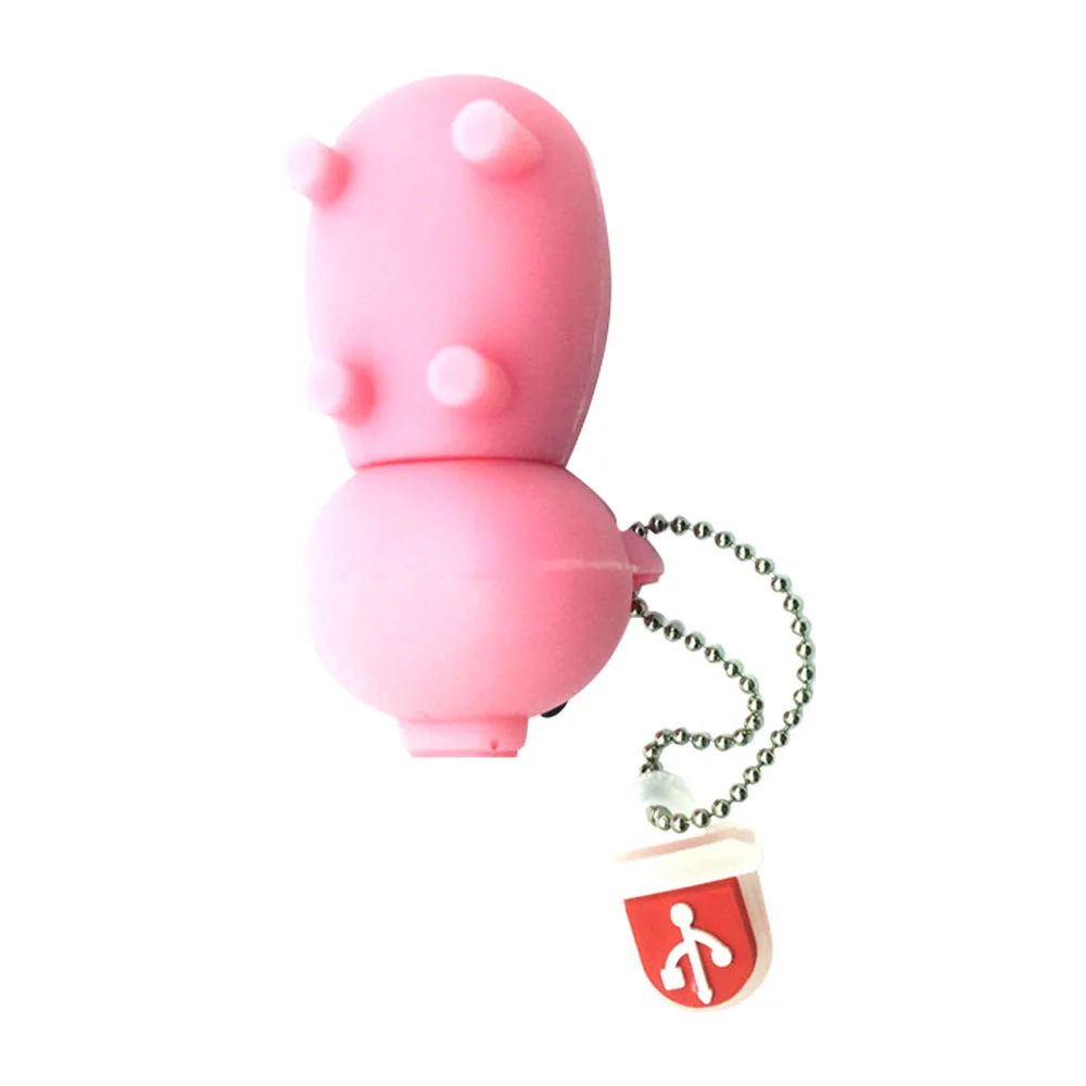 Флешка Резиновая Поросенок Piggy Q430 розовый 32 Гб - фото 10