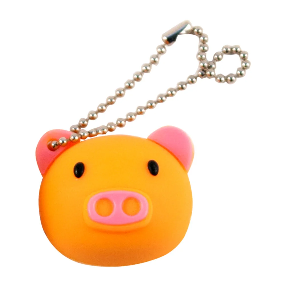 Флешка Резиновая Поросенок Piggy Q430 оранжевый 8 Гб - фото 5
