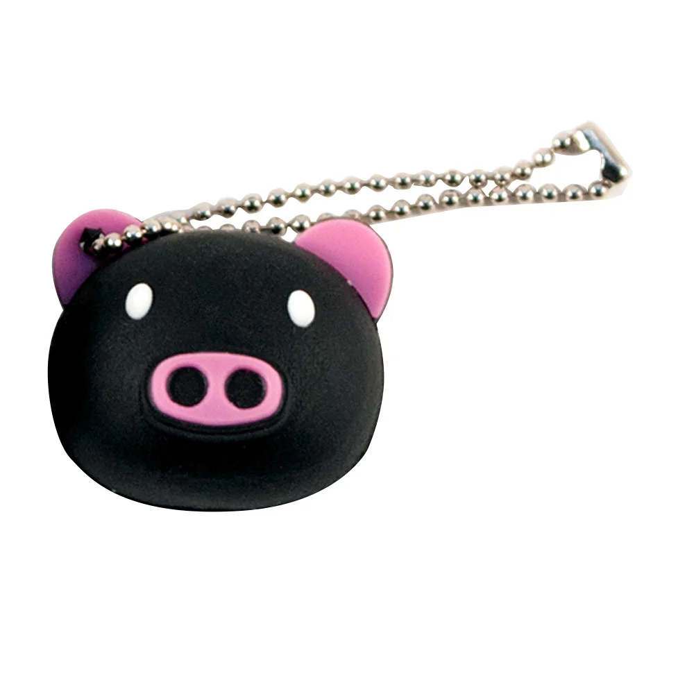 Флешка Резиновая Поросенок Piggy Q430 черный 128 Гб - фото 5