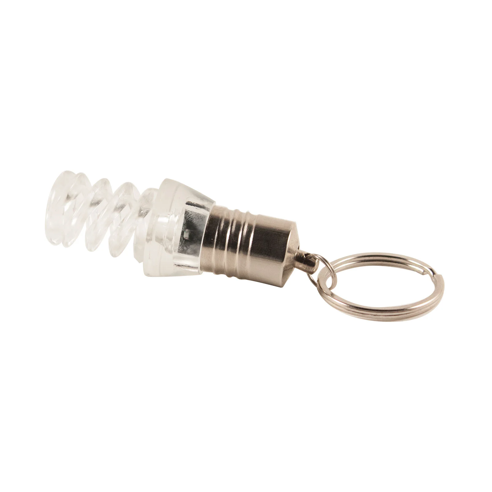 Флешка Стеклянная Лампочка Спираль Bulb Spiral W433 серебряная 128 Гб Прозрачный - фото 4