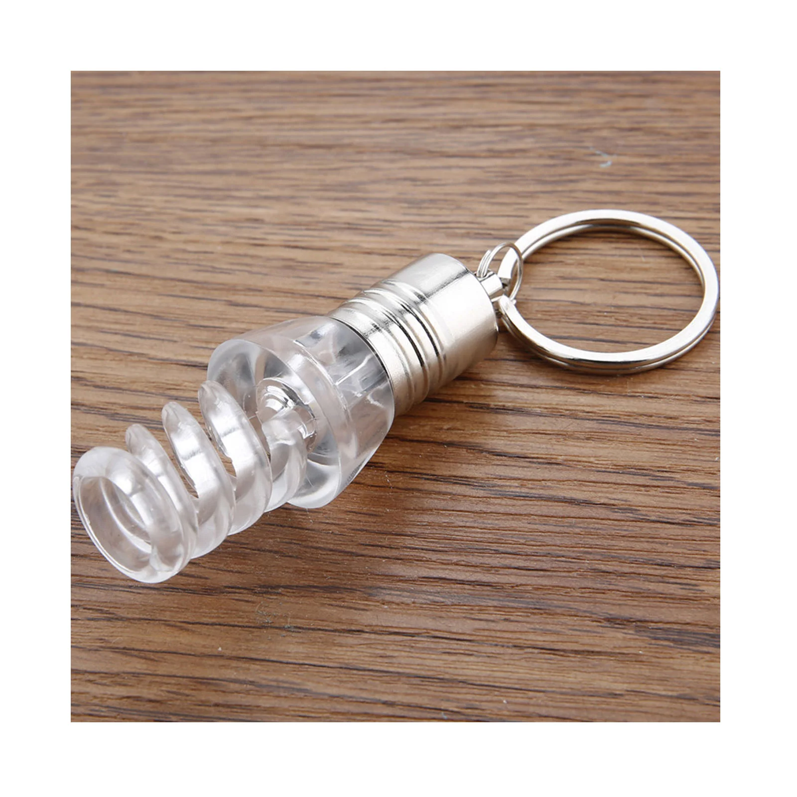 Флешка Стеклянная Лампочка Спираль Bulb Spiral W433 серебряная 256 Гб Прозрачный - фото 9