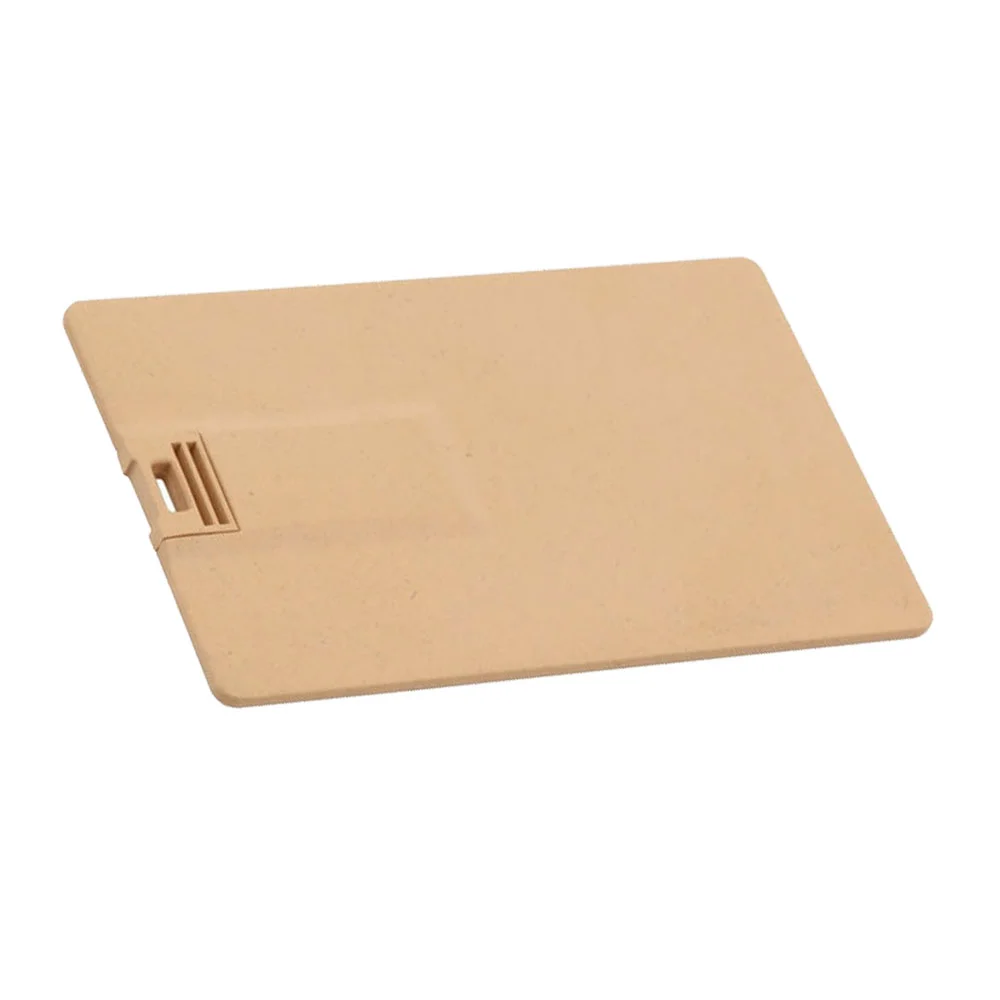Флешка Бумажная Визитка Visit Card Paper D440 бежевый 16 Гб - фото 4