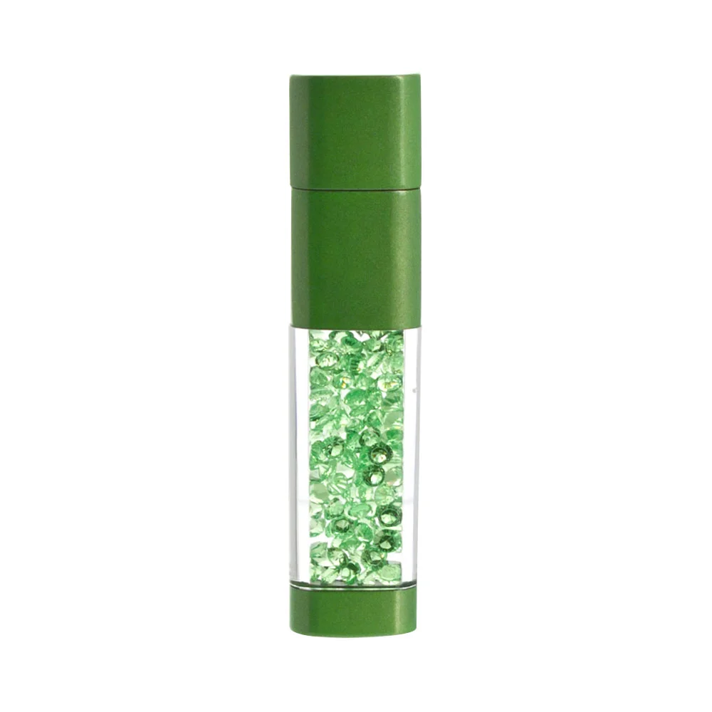 Флешка Стеклянная Актинос Aktinos Glass W442 зеленый 64 Гб - фото 1