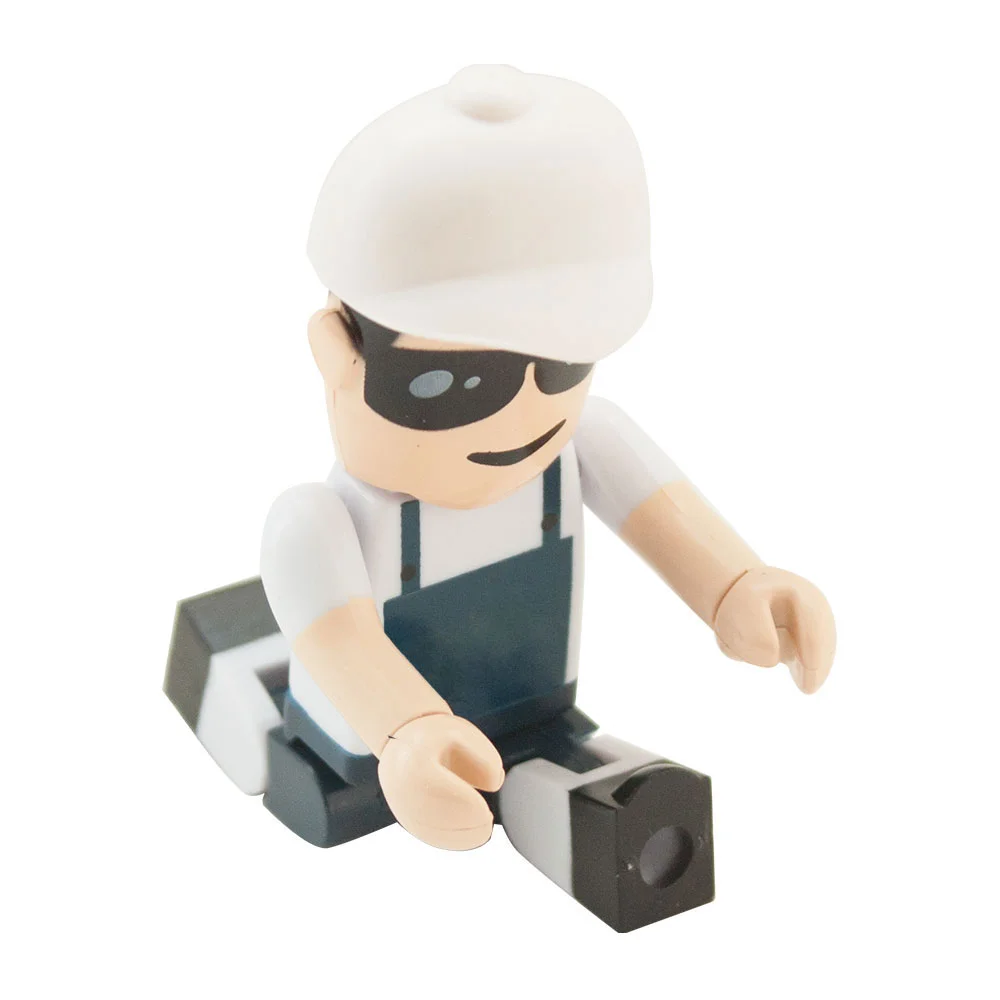 Флешка Пластиковая Строитель Builder S444 синий 512 Гб - фото 5