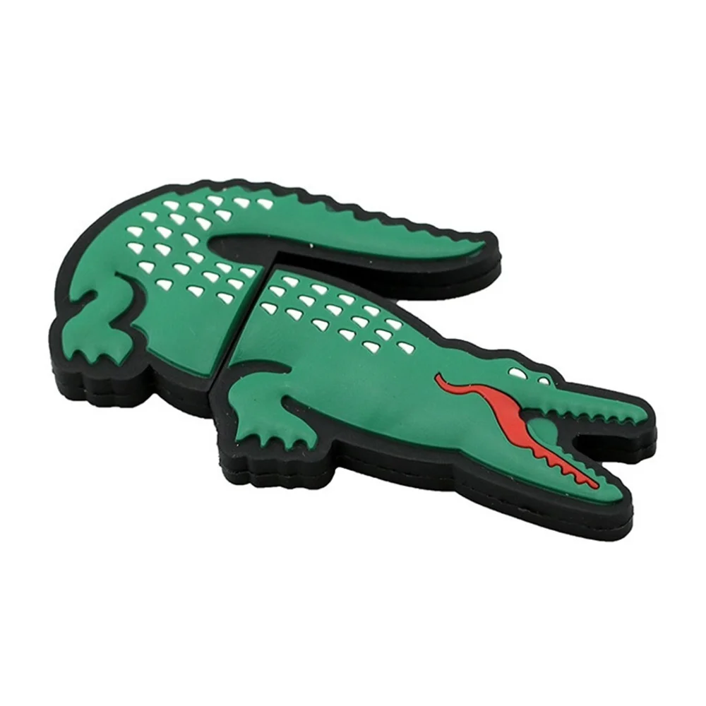 Флешка Резиновая Крокодил Crocodile Q446 зеленый 1 Гб - фото 7