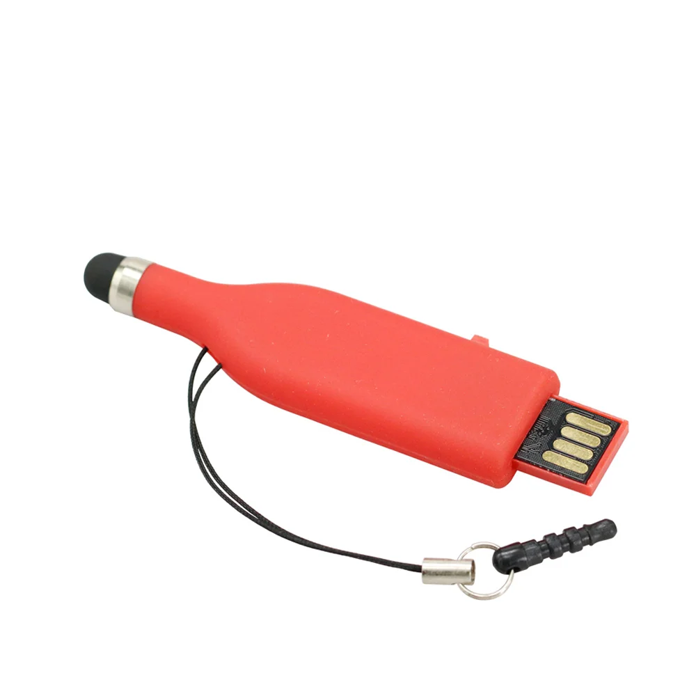 Флешка Пластиковая Стилус Stylus S447 красный 4 Гб - фото 2