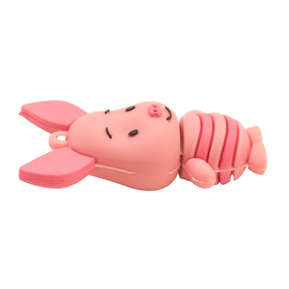 Флешка Резиновая Пятачок Piglet Q455 мальчик розовый 2 Гб - фото 7