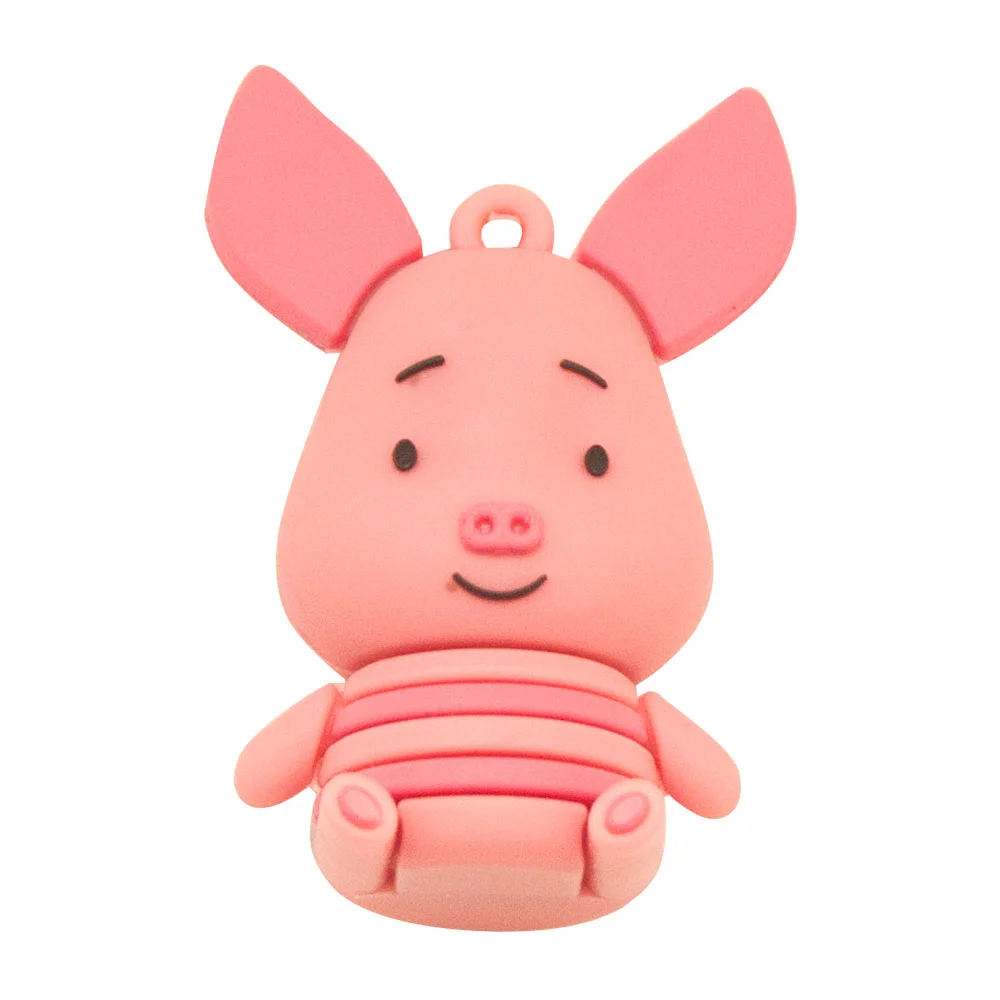 Флешка Резиновая Пятачок Piglet Q455 девочка розовая 256 Гб