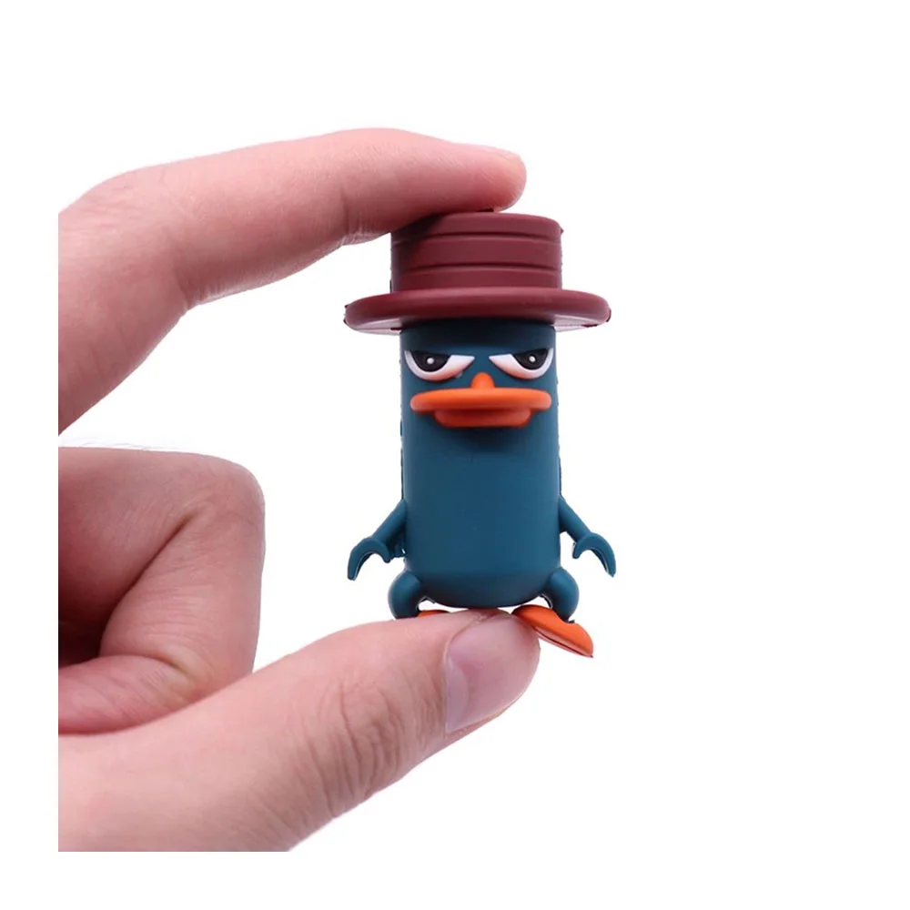Флешка Резиновая Перри Утконос Perry the Platypus Q454 синий 8 Гб - фото 10