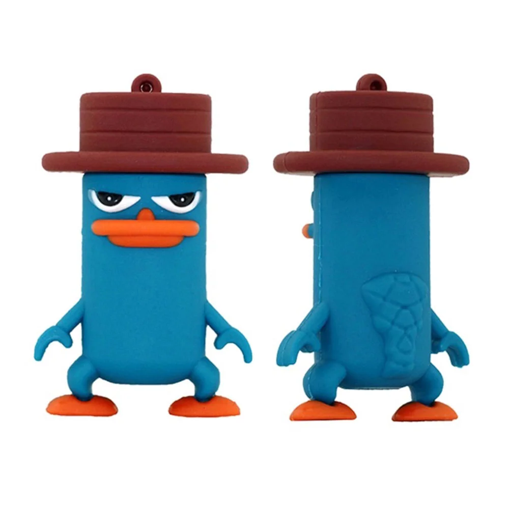 Флешка Резиновая Перри Утконос Perry the Platypus Q454 синий 8 Гб - фото 8