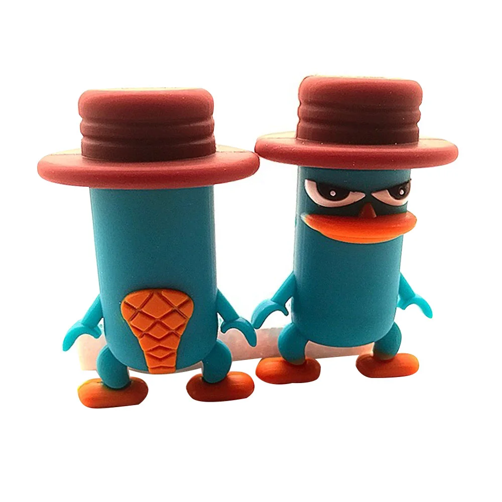 Флешка Резиновая Перри Утконос Perry the Platypus Q454 синий 32 Гб - фото 9