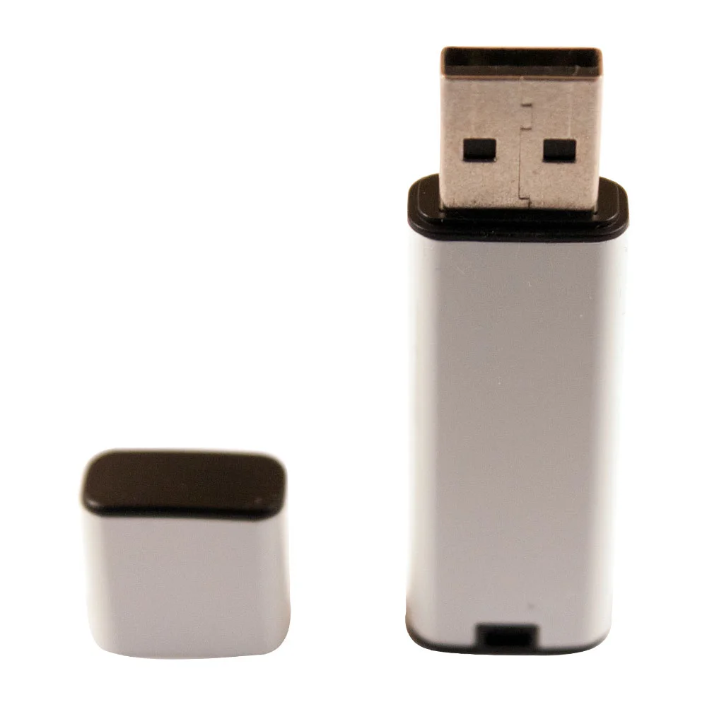 Флешка Металлическая Граптос "Graptos" R445 белый 1 Гб - фото 8