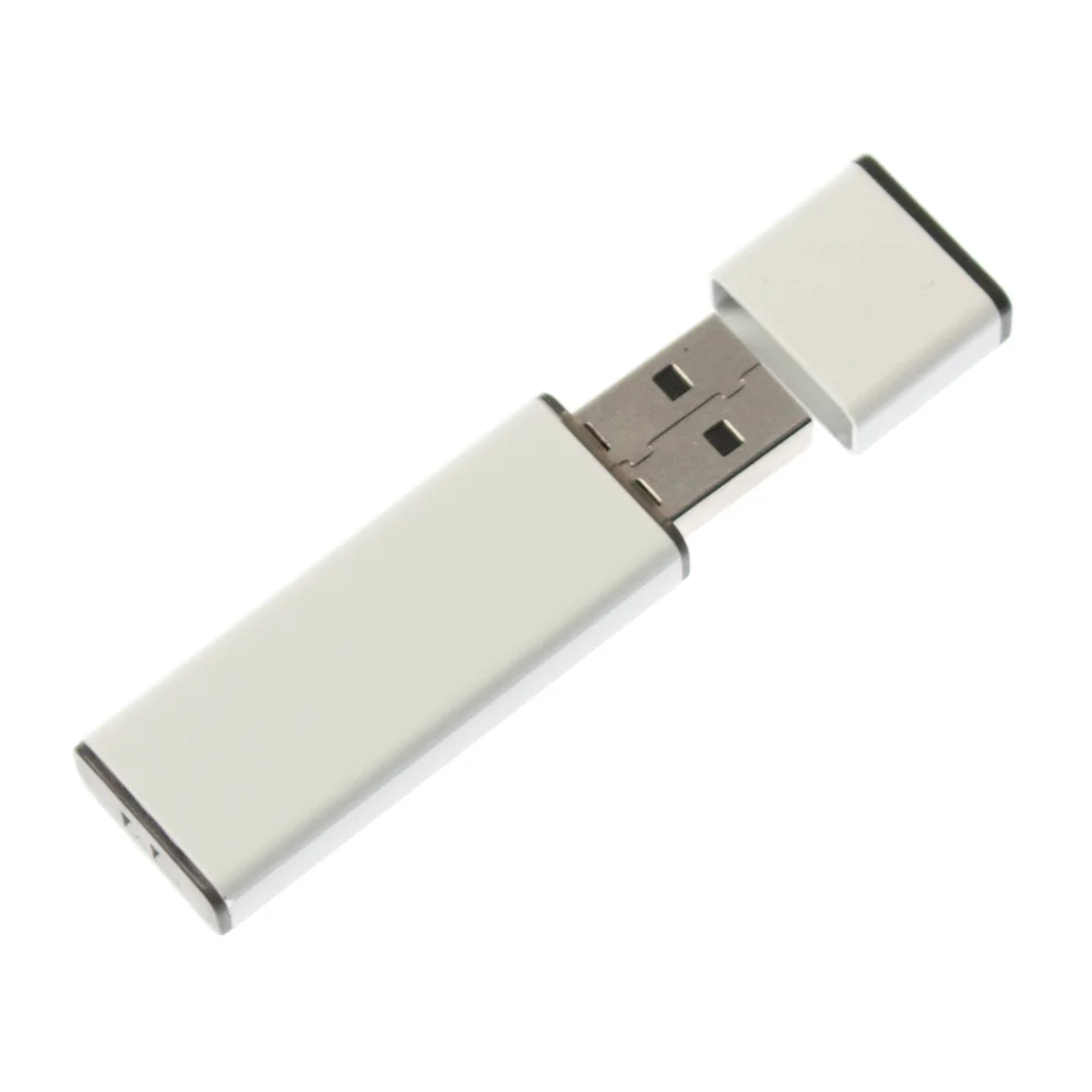 Флешка Металлическая Граптос "Graptos" R445 белый 2 Гб