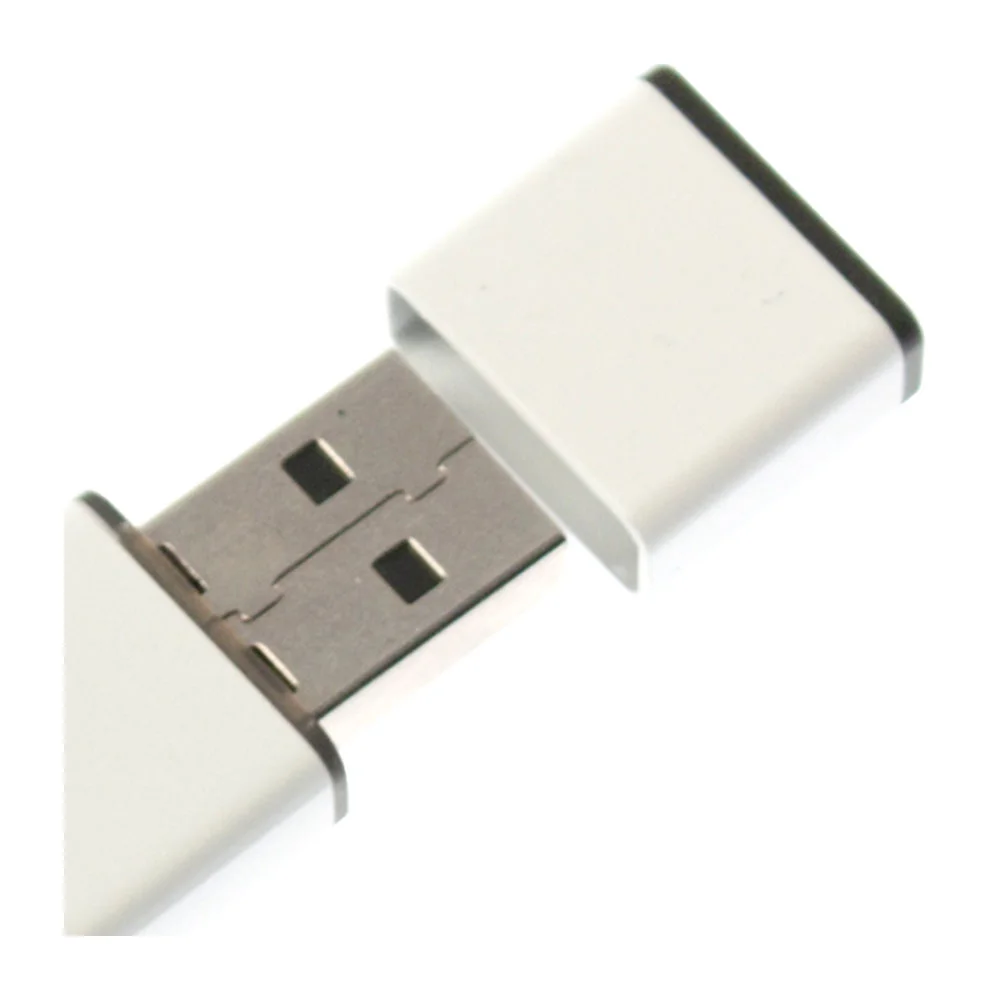 Флешка Металлическая Граптос "Graptos" R445 белый 2 Гб - фото 10