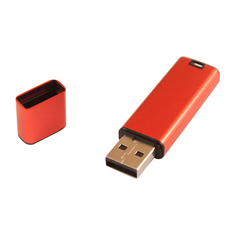 Флешка Металлическая Граптос "Graptos" R445 красный 128 Гб - фото 3