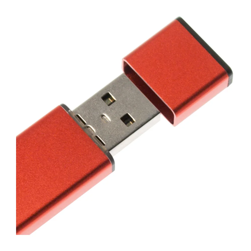 Флешка Металлическая Граптос "Graptos" R445 красный 1 Гб - фото 10