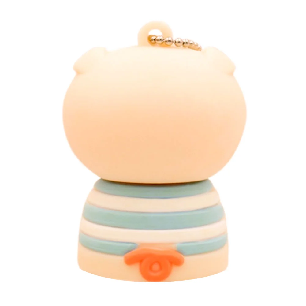 Флешка Резиновая Поросенок Матрос Грей Pig Sailor Gray Q458 розовый 1 Гб - фото 2