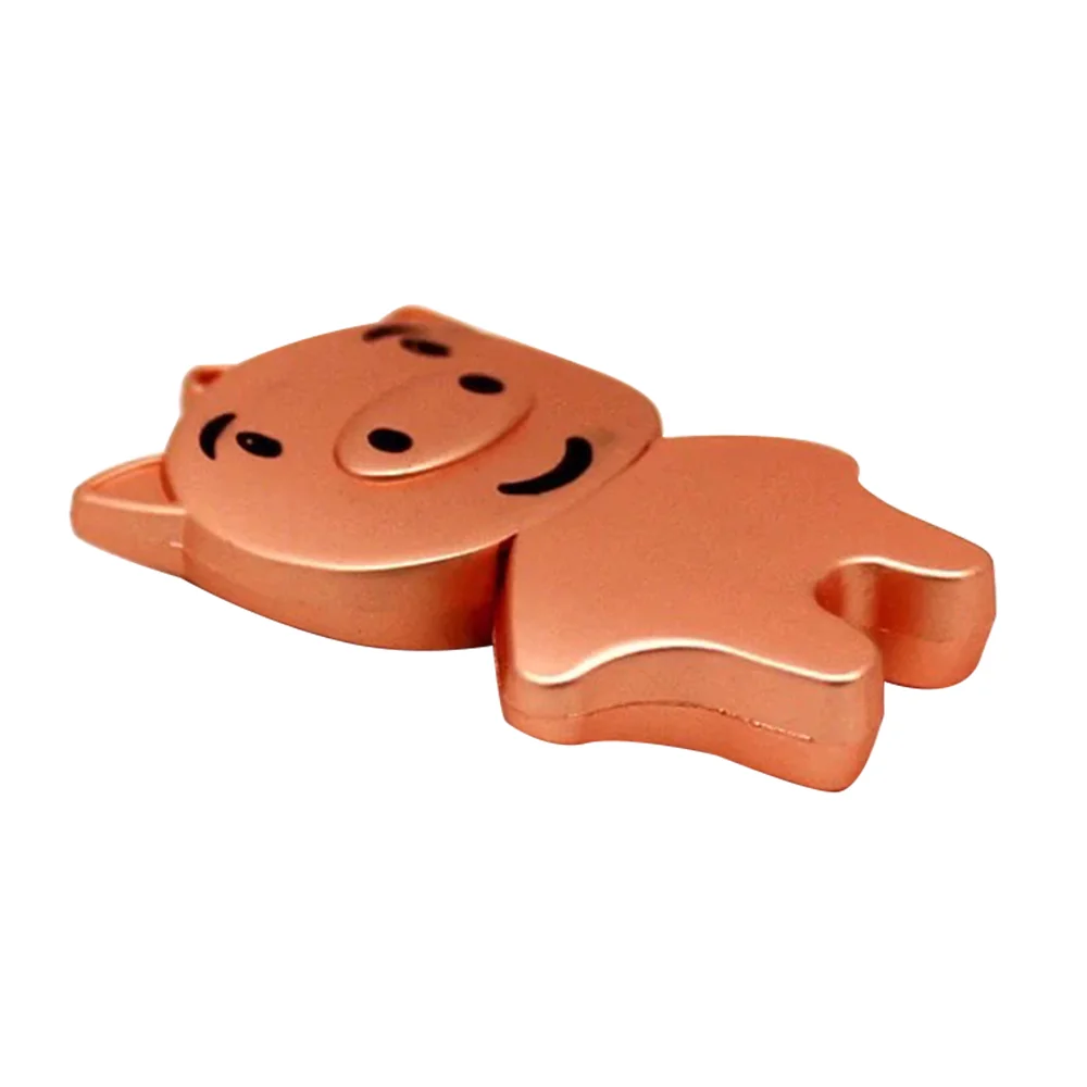 Флешка Металлическая Свинья Pig R459 розовый 32 Гб - фото 4