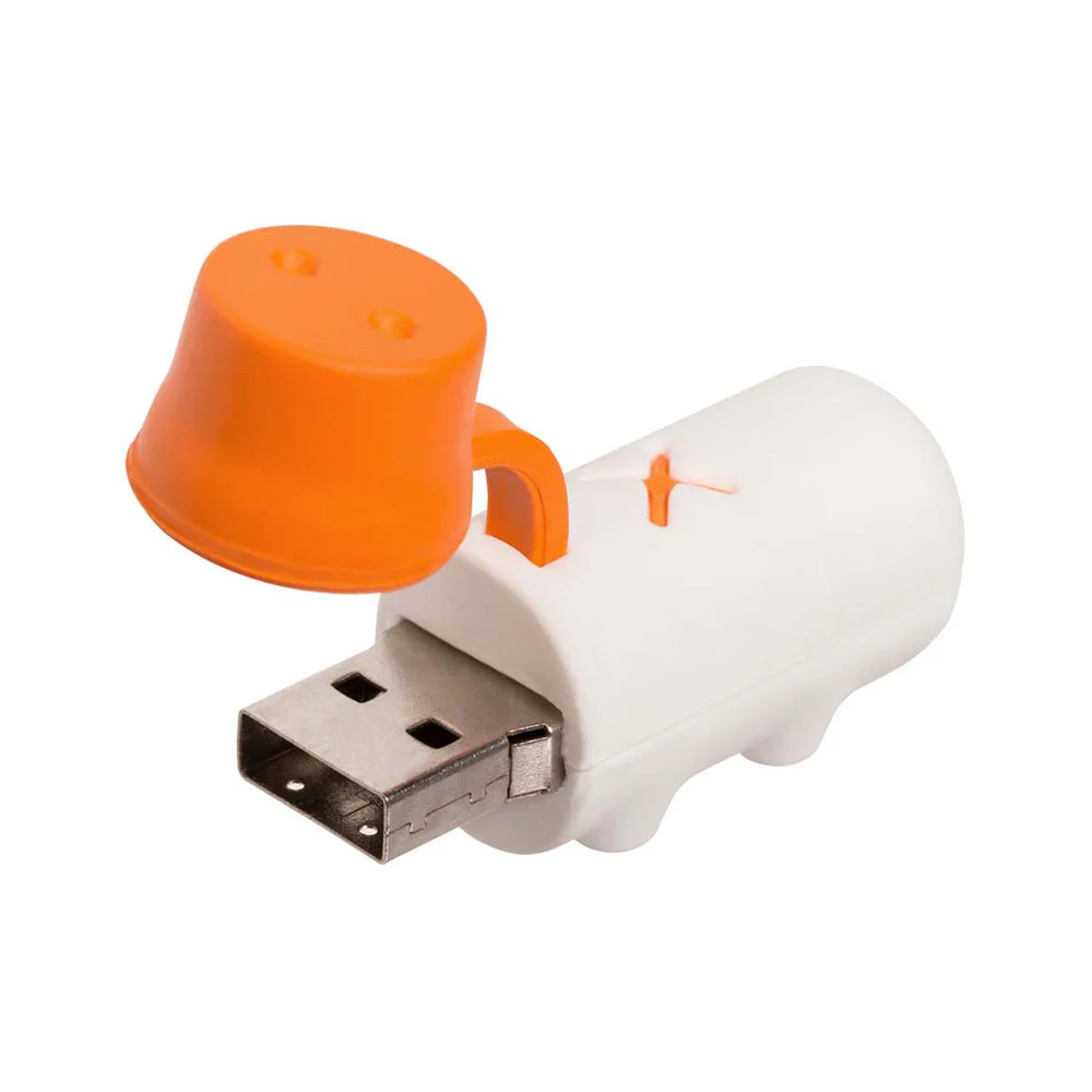 Флешка Резиновая Свинка Умняша Clever Pig Q463 белый 512 Гб - фото 4
