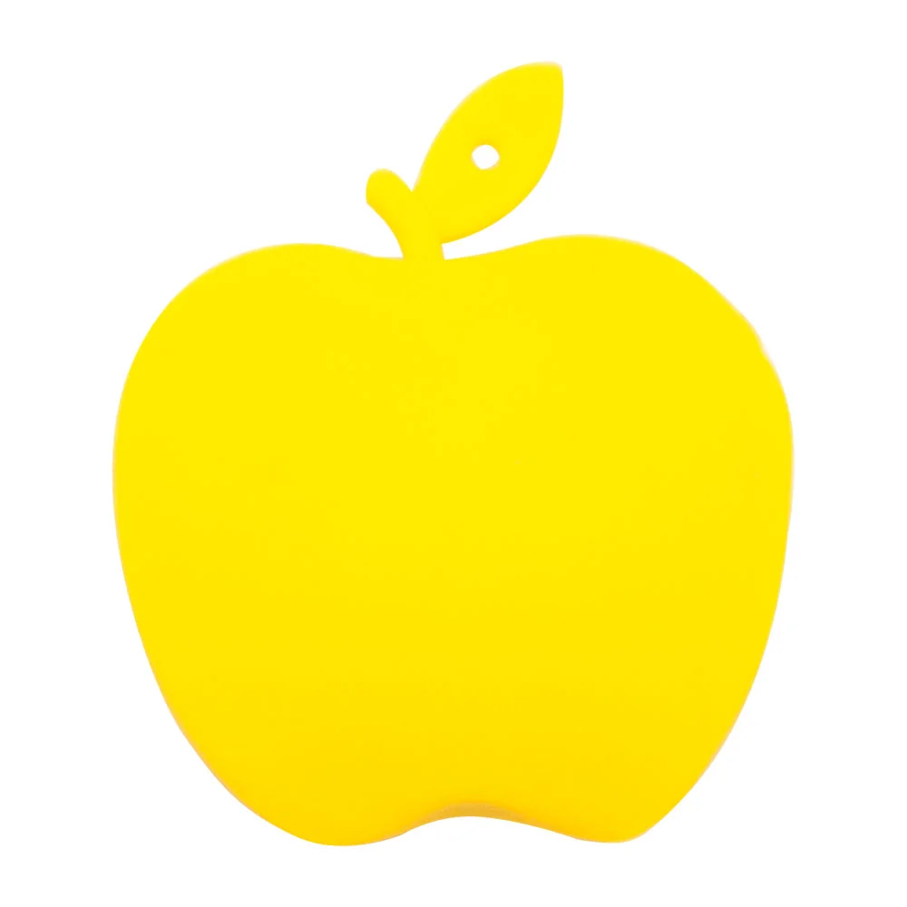 Флешка Силиконовая Яблоко Apple V464 желтый 4 Гб - фото 1