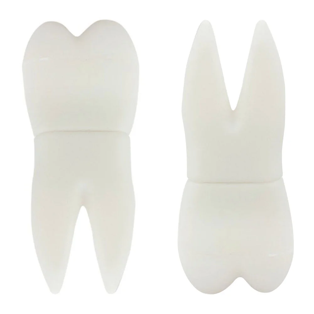 Флешка Резиновая Зуб Tooth Q465 белый 1 Гб - фото 8