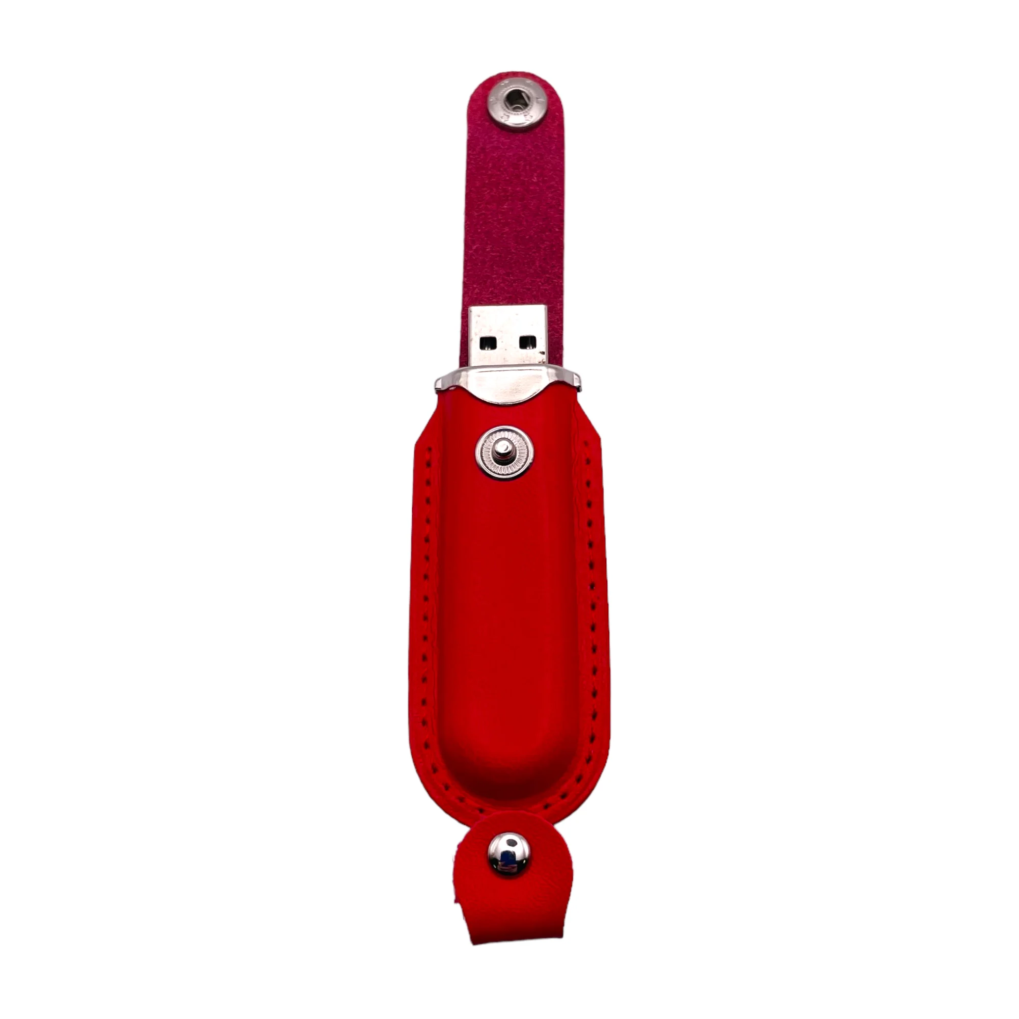 Флешка Кожаная Апсис "Apsis" N469 красный 4 Гб - фото 6