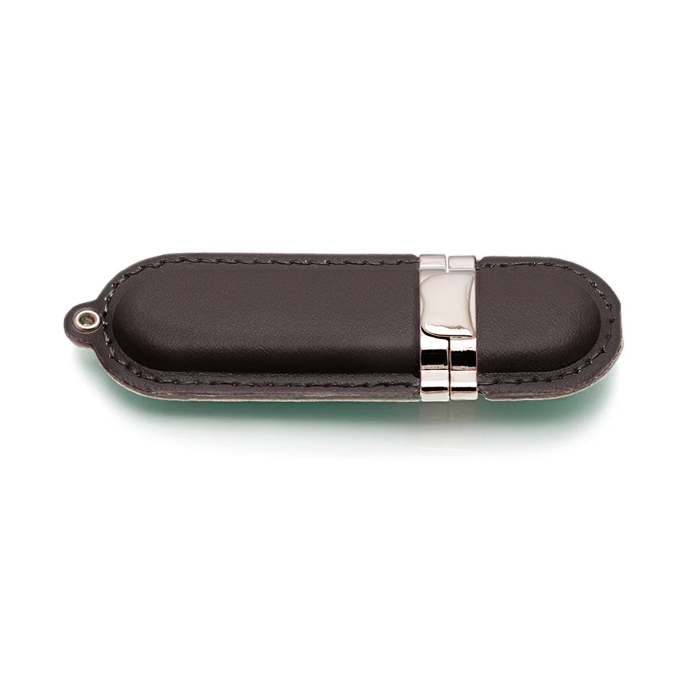 Флешка Кожаная Тарпис Tarpis N470 черный 8 Гб - фото 1