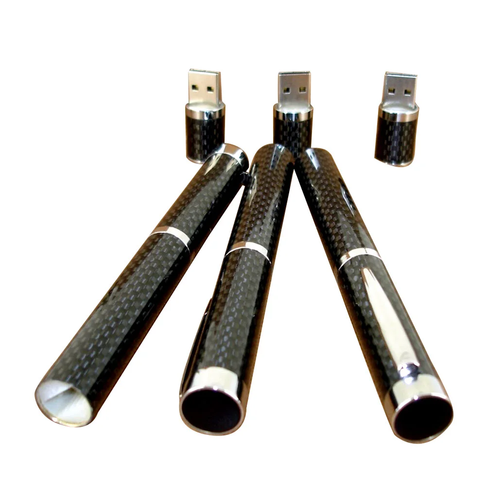 Флешка Карбоновая Ручка Carbon Pen L475 черный 4 Гб - фото 8