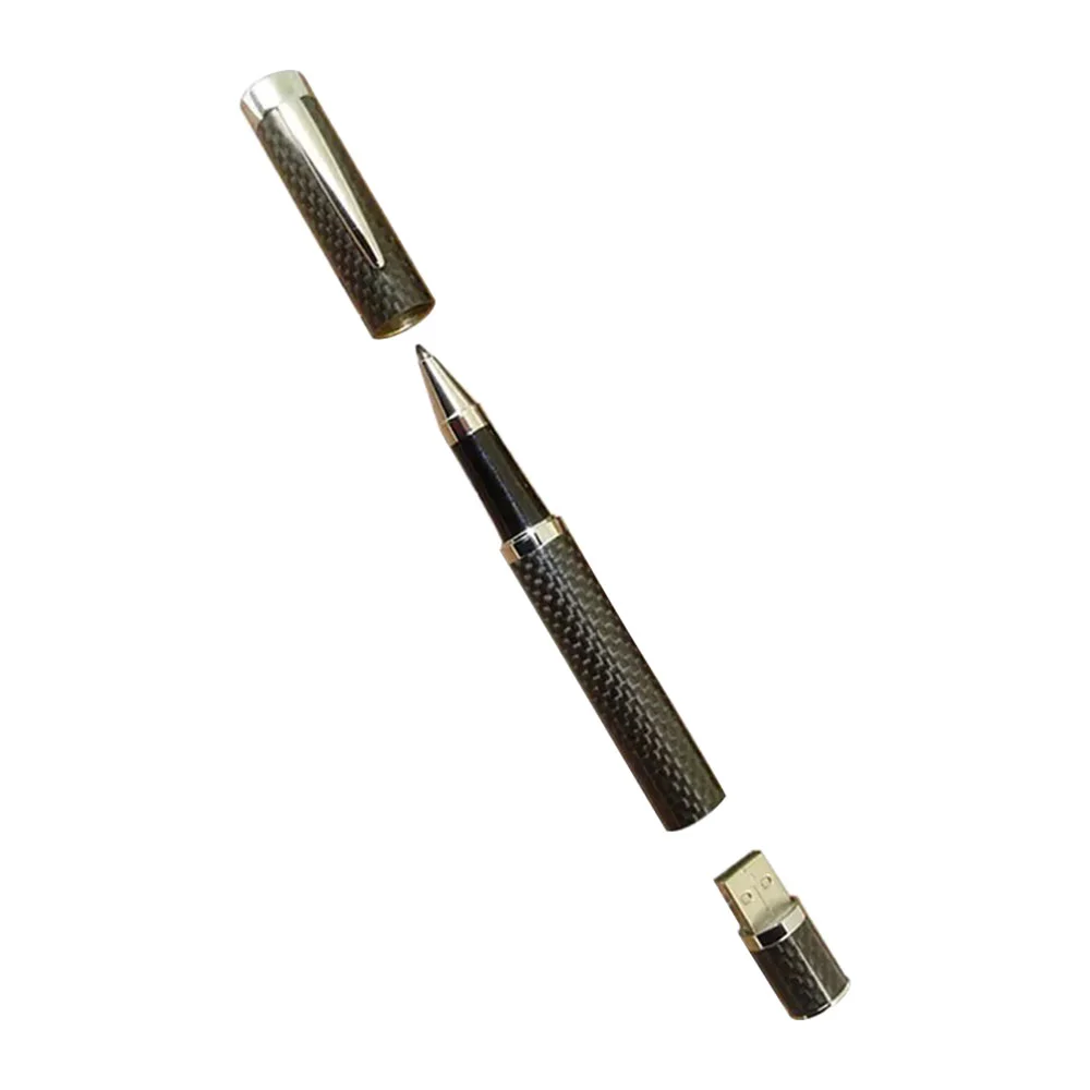 Флешка Карбоновая Ручка Carbon Pen L475 черный 32 Гб - фото 2