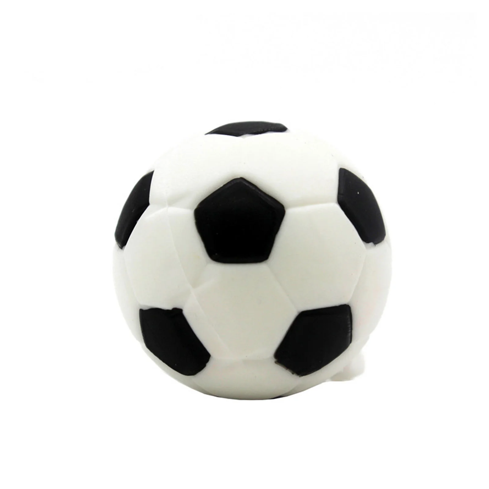 Флешка Резиновая Футбольный Мяч Soccer Ball Q485 черный-белый 8 Гб - фото 5