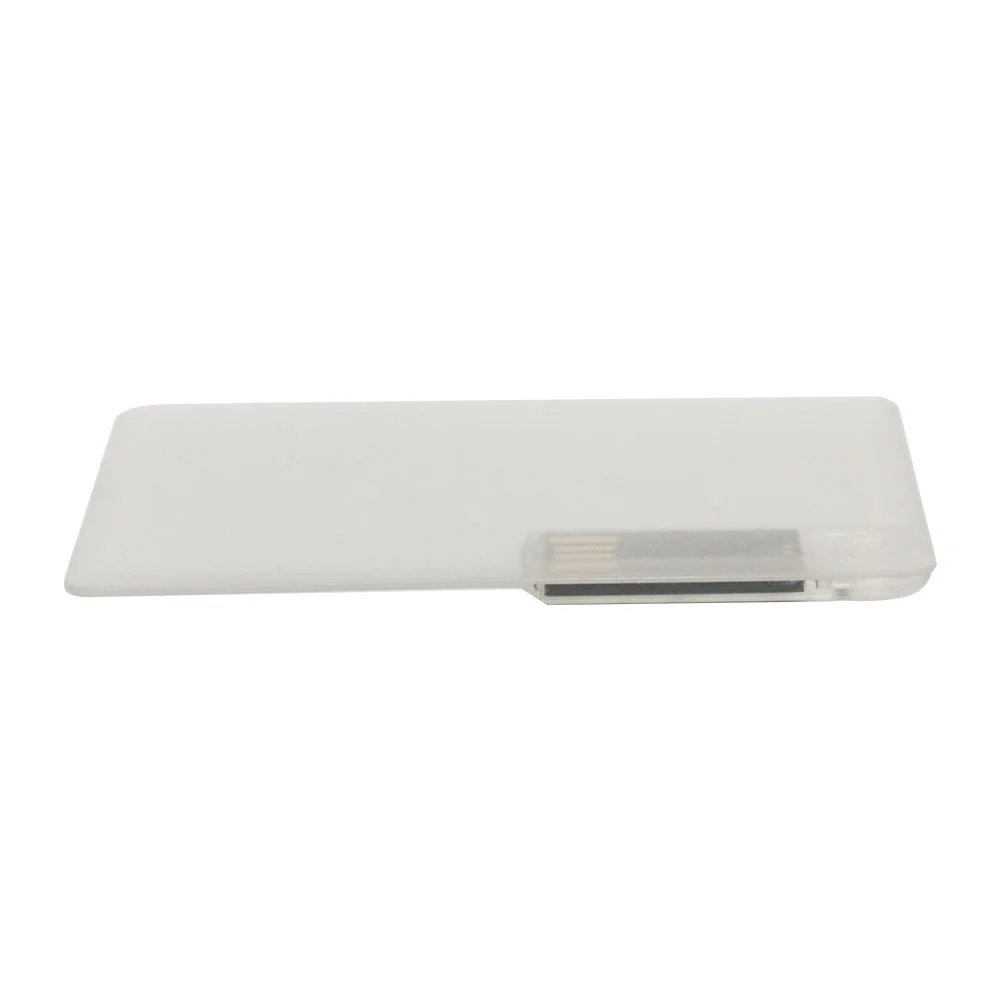 Флешка Пластиковая Визитка Клеа Visit Card Clear S486 прозрачный 256 Гб - фото 7